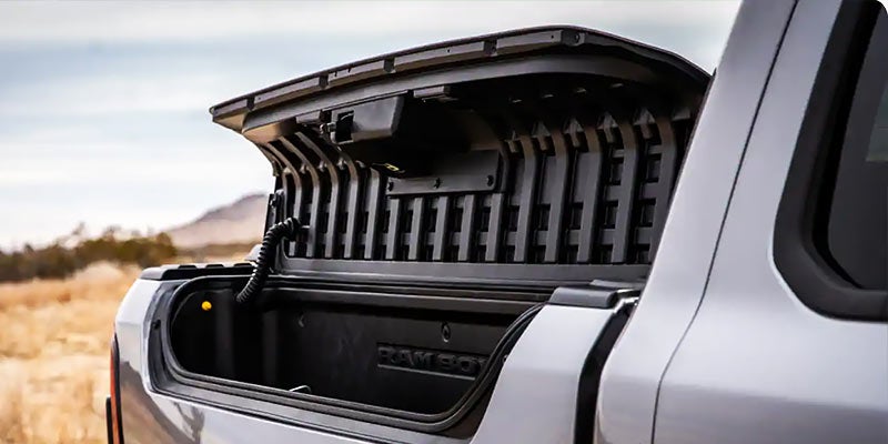 RAM 1500 side storage