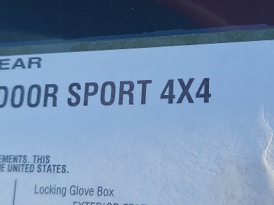 2026 Jeep Wrangler WRANGLER 4-DOOR SPORT