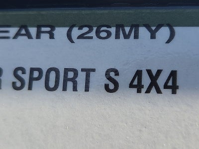 2026 Jeep Wrangler WRANGLER 4-DOOR SPORT S
