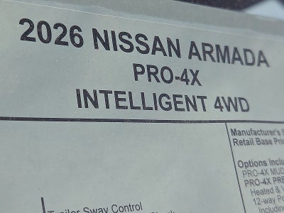 2026 Nissan Armada PRO-4X