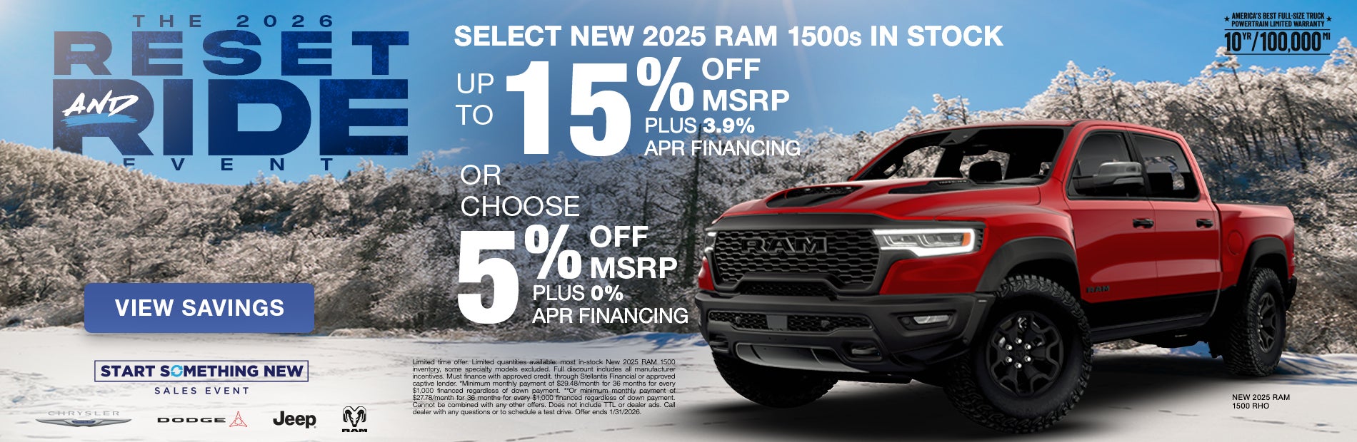 2025 Ram 1500s