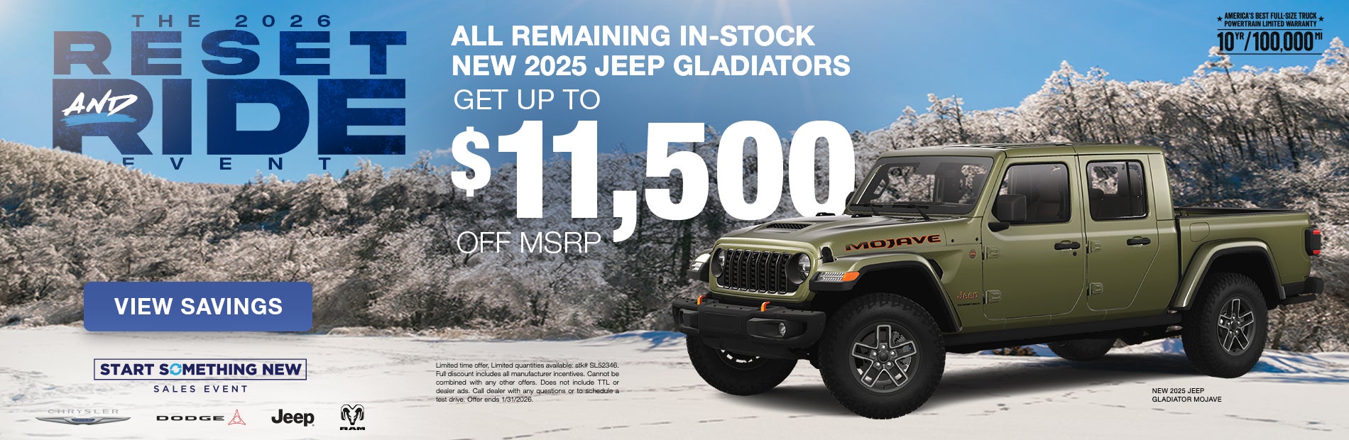 2026 Jeep Gladiators