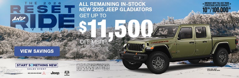 2026 Jeep Gladiators