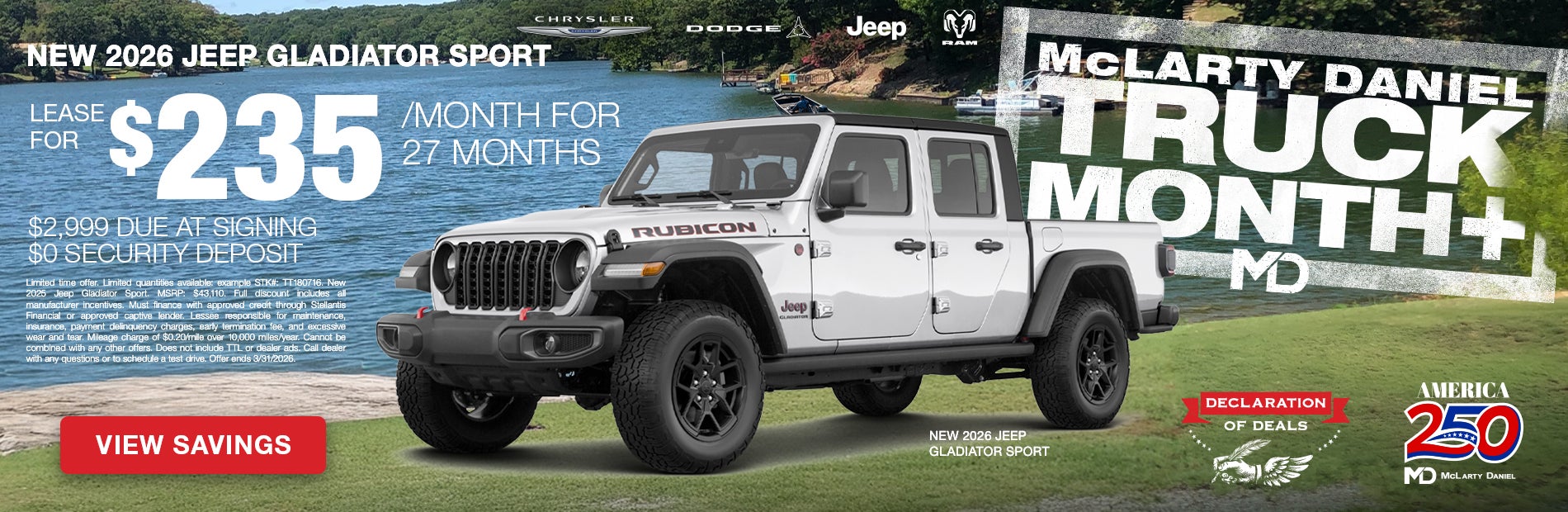 2026 Jeep GLADIATOR SPORT S