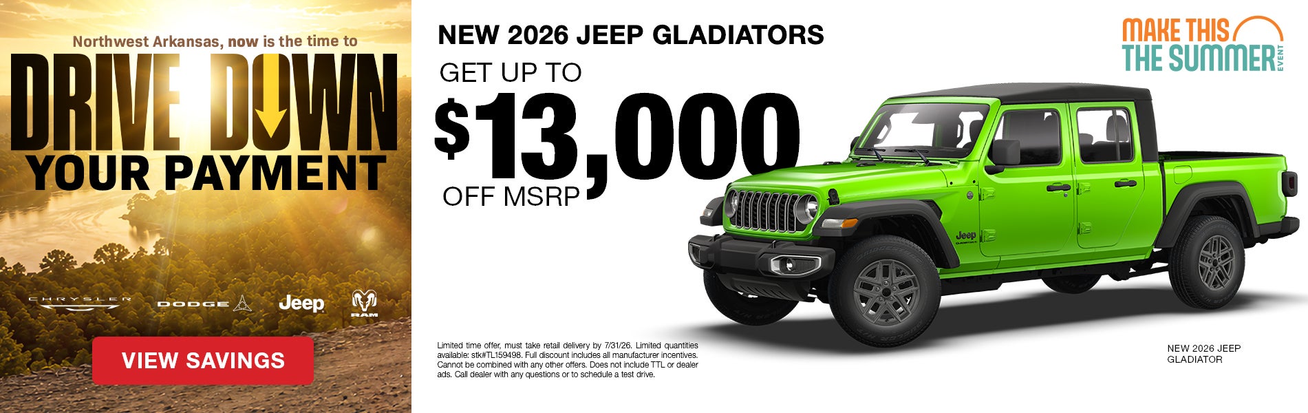 New 2026 Jeep Gladiators