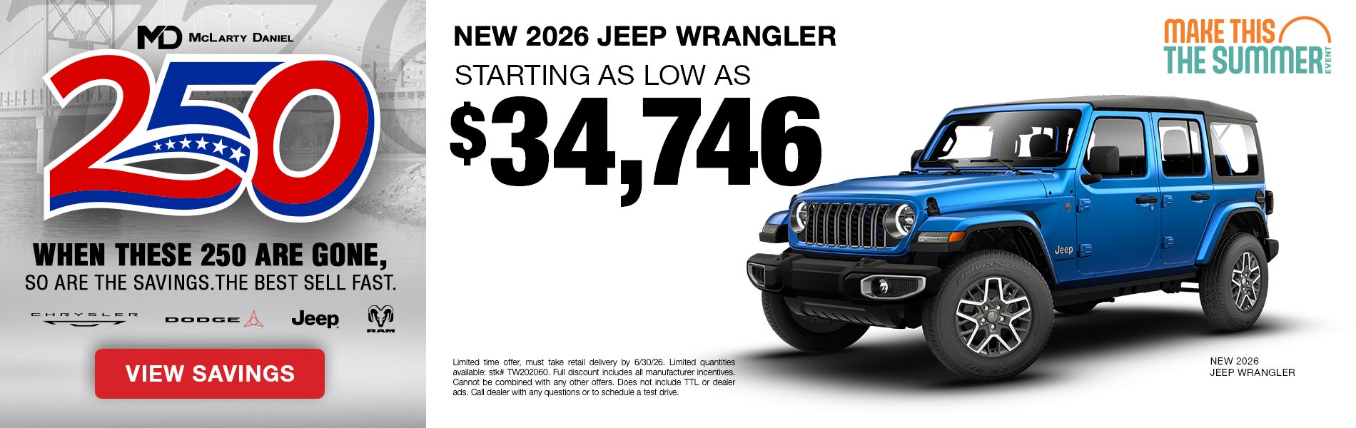 New 2026 Jeep Wrangler 