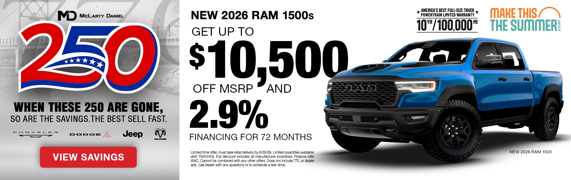 New 2026 RAM 1500 Trucks