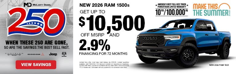 New 2026 RAM 1500 Trucks