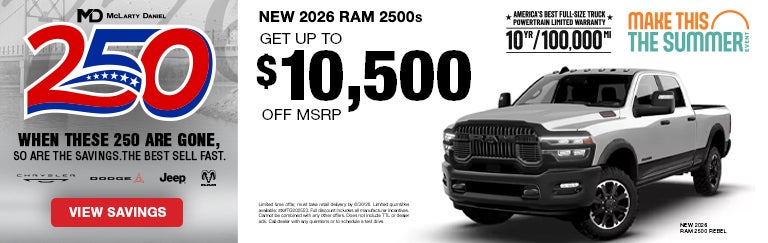 New 2026 RAM 2500 Trucks