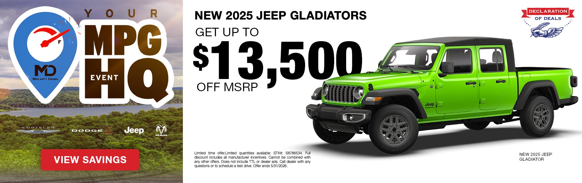 New Jeep Gladiators
