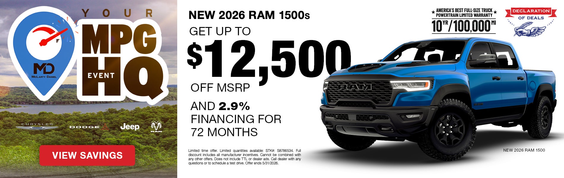 New 2026 RAM 1500 Trucks