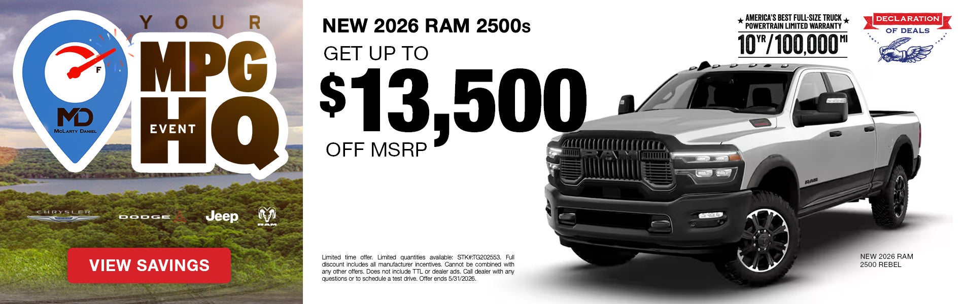 New RAM 2500HD Trucks