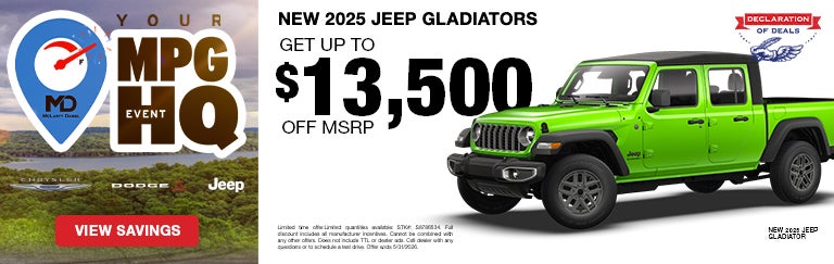 New Jeep Gladiators