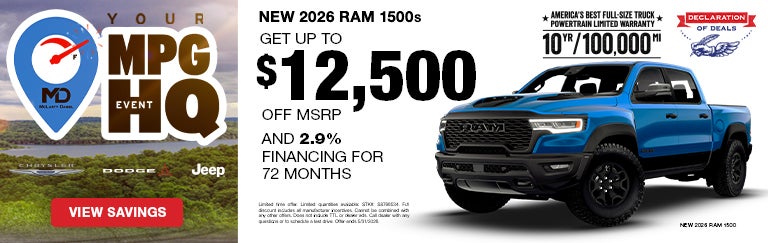 New 2026 RAM 1500 Trucks