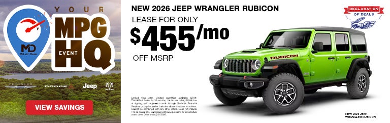 New 2026 Jeep Wrangler Rubicons