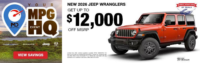New Jeep Wranglers