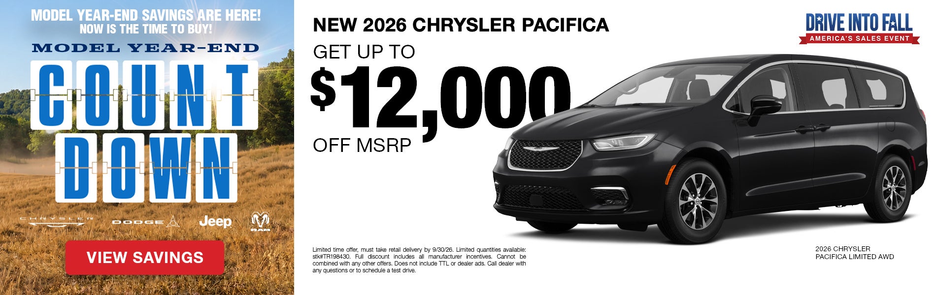New 2026 Chrysler Pacifica