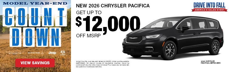 New 2026 Chrysler Pacifica